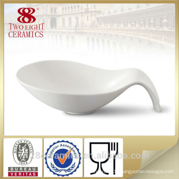 Wholesale fine royal porcelain china dinnerware, spoon shape turkish ceramics bowl